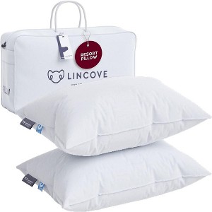 Lincove Luxury Down Alternative Pillows - Premium Hotel Collection for Back and Side Sleepers, Neck Support, Fluffy Comfort - 2 Pack - 1 of 4