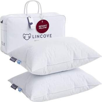 Lincove Luxury Down Alternative Pillows - Premium Hotel Collection for Back and Side Sleepers, Neck Support, Fluffy Comfort - 2 Pack