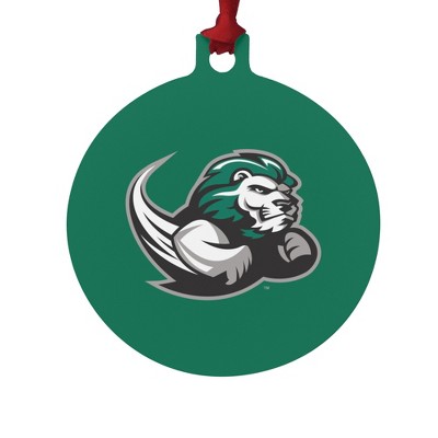 Slippery Rock Primary Logo Aluminum Holiday Christmas Tree Ornament