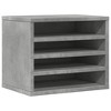 vidaXL Desk Organiser Concrete Grey 14.2x10.2x11.6" Engineered Wood - 2 of 4