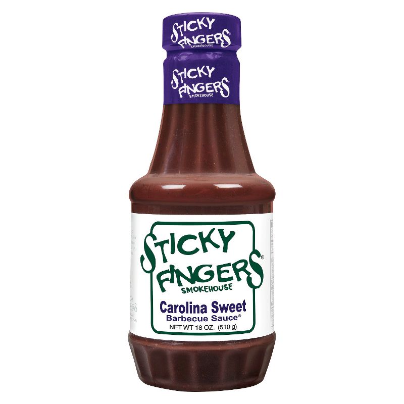 Sticky Fingers Smokehouse Carolina Sweet Barbecue Sauce - 18oz, 1 of 4