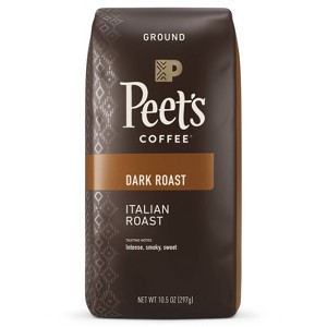 Peet's Italian Dark Roast Ground Coffee - 10.5oz - 1 of 4