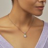 SHINE by Sterling Forever Etta Pendant Necklace - Silver - 4 of 4