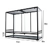 REPTI ZOO Vertical Reptile Glass Terrarium, 48" x 18" x 36" - 2 of 4