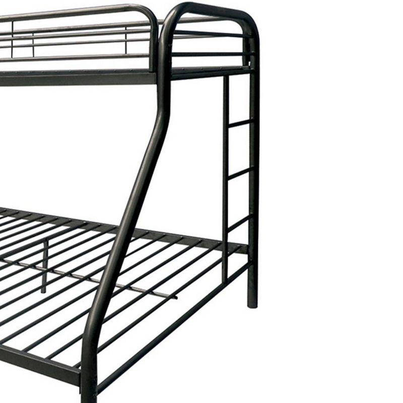 78&#34;Twin/Full Bunk Bed Tritan Loft and Bunk Bed Black - Acme Furniture, 4 of 7