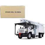 GMC C7500 Tree Trimming Truck White "Altec" 1/34 Diecast Model by First Gear