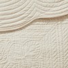 Sapphtopaz 3-Piece Reversible Scalloped Edge Quilt Set & Shams, Cottage/Country Style Queen Sheet Set (1 Quilt, 2 Pillow Shams) - 4 of 4