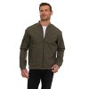 Canada Weather Gear Men’s Water Resistant Microfiber Bomber Jacket – Lightweight Zip-Up Windbreaker with Sleeve Pocket - 3 of 4