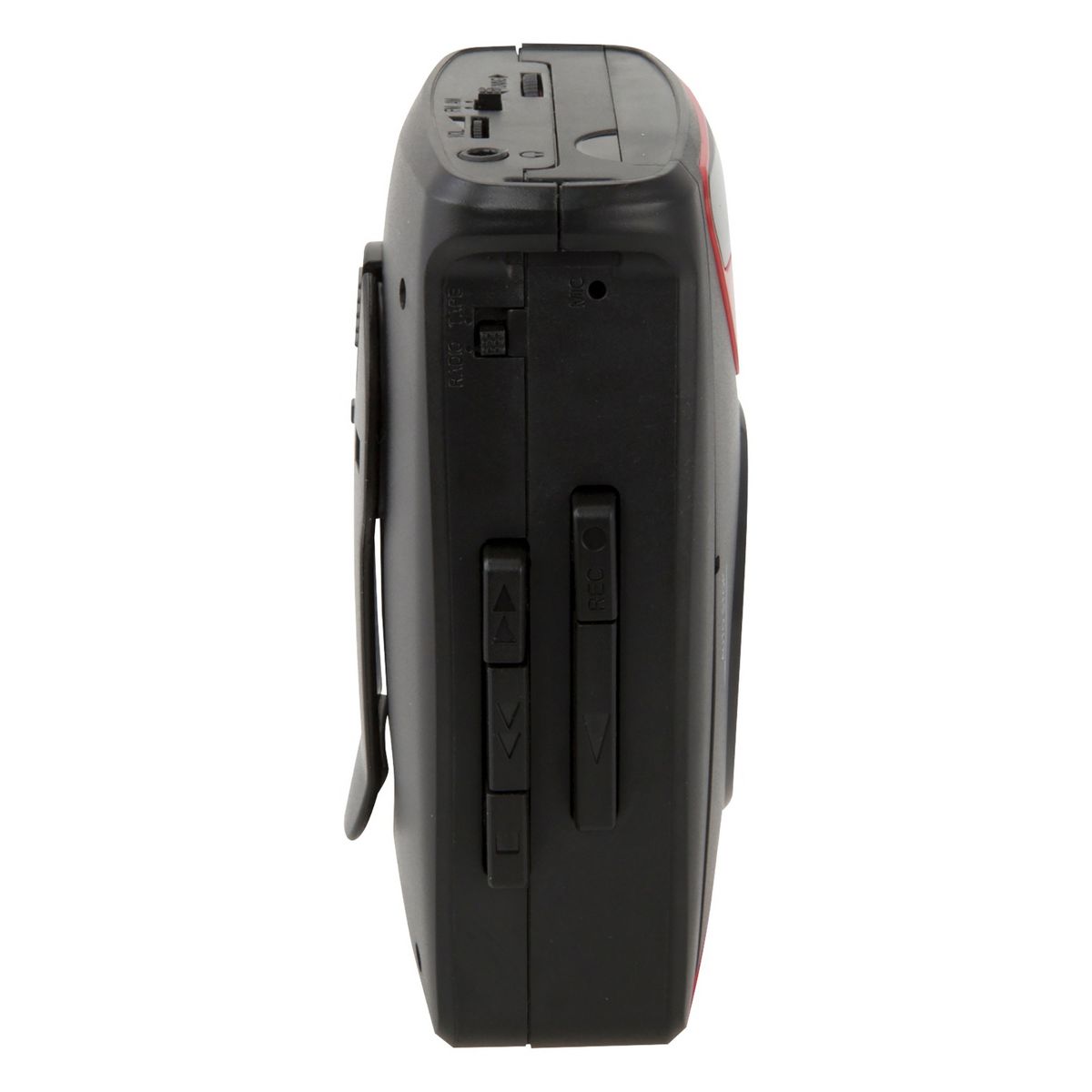 GPX® Portable Cassette Player with AM/FM Radio, Red and Black, CA337B - thumbnail 6