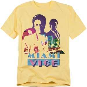 Miami Vice Crockett And Tubbs Adult T-Shirt - 1 of 4