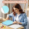 Manaloom Colorful Notebook Paper – 8.5" x 11", 150 Sheets  – College Ruled Loose Leaf Filler Paper – 4 Pack (600 Sheets Total) - 3 of 4