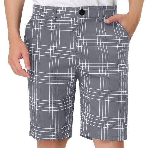 Plaid chino shorts online