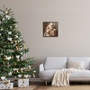 Stupell Industries Vintage Santa Wrapping Gift Black Framed Giclee Art - 2 of 4