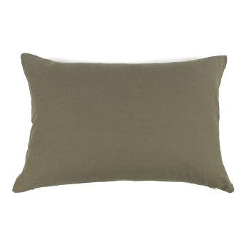 Tufted And Braided Striped Square Throw Pillow Moss Green - Threshold ...
