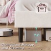 Bed Frame with LED Light,Adjustable Cloud Headboard,No Box Spring Needed - 4 of 4