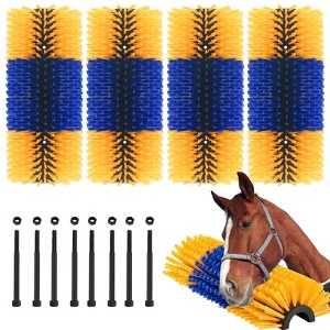 Livestock Scratching Brush, Horse Brushes for Grooming, Itch Relief Horse Scratcher Brushes Kit - 1 of 4