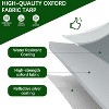 Large Metal Chicken Coop, Walk-in Wire Mesh Chicken Run, Rabbits Duck Cages with Waterproof and Anti-Ultraviolet Cover for Outside - 3 of 4