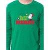 Peanuts Christmas Santa Snoopy Be Merry Tight Fit Family Pajama Set - 4 of 4
