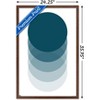 Trends International Tina Lavoie - Blue Sunrise II Framed Wall Poster Prints - 3 of 4