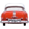 1954 Pontiac Chieftain 4 Door Coral Red with Winter White Top 1/87 (HO) Scale Diecast Model Car by Oxford Diecast - 4 of 4