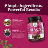Organic Maca Root Capsules for Women, Potent Herbal Supplement with Female Enhancing Blend of Red Yellow & Black Maca Root, Nature's Craft, 60ct - 4 of 4