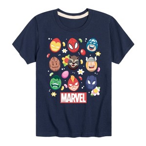 Boys' - Marvel - Easter Egg Group Short Sleeve Graphic T-Shirt - 1 of 4