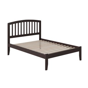 Platform Bed - Sleek Bowed Design & Sturdy Slats for Bedroom - 1 of 4