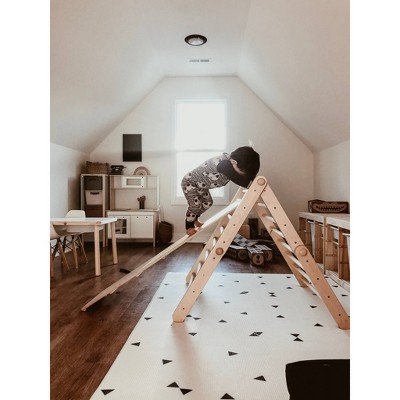 Reversible Black and White Foam Baby Play Mat