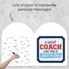 Big Dot of Happiness Coach Appreciation - Best Coach Ever Giant Greeting Card - Big Shaped Jumborific Card - 16.5 x 22 inches - image 3 of 4