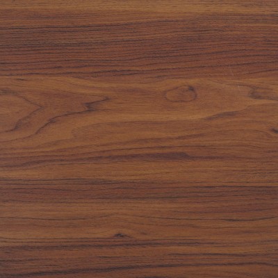 Walnut and Gold Two-Level Industrial TV Stand with Cabinets