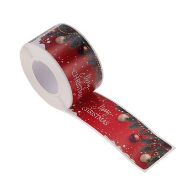 Unique Bargains Christmas Stickers for Ceramic Glass Metal Paper Plastic Peel Blush Pink 1Pcs