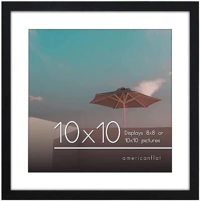Americanflat Thin Picture Frames with shatter-resistant glass - Horizontal and Vertical Formats for Wall and Tabletop