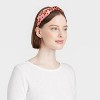 Top Knot Tomato Headband - A New Day™ Pink/Red - 2 of 3