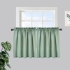 Waffle Weave Waterproof Small Curtain - Decorative Window Cover. Water-Resistant, Easy to Clean & Ideal for Kitchen, Bathroom, RV or Small Spaces - 3 of 4