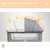 Whisen Baby Bassinet, Bedside Sleeper, Adjustable Portable Bed with Mosquito Nets, Large Storage Bag, Lockable Wheels - 4 of 4