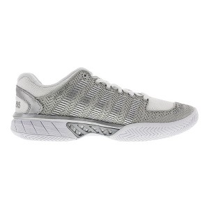 K-Swiss Women's Hypercourt Express Tennis Shoe (Whie/Highrise Grey) - 1 of 4