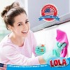 Lola Products Green Heavy Duty Jumbo Scouring Fiber Pads, 6" x 6", Non Scratch, Non-Woven Scrubber, Stay Fresh & Remove Grease Baked On Foods, 12 Pack - 3 of 3