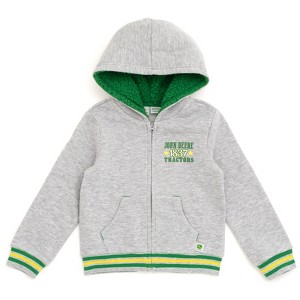 John Deere Tractor Fleece Zip Up Hoodie - 1 of 4
