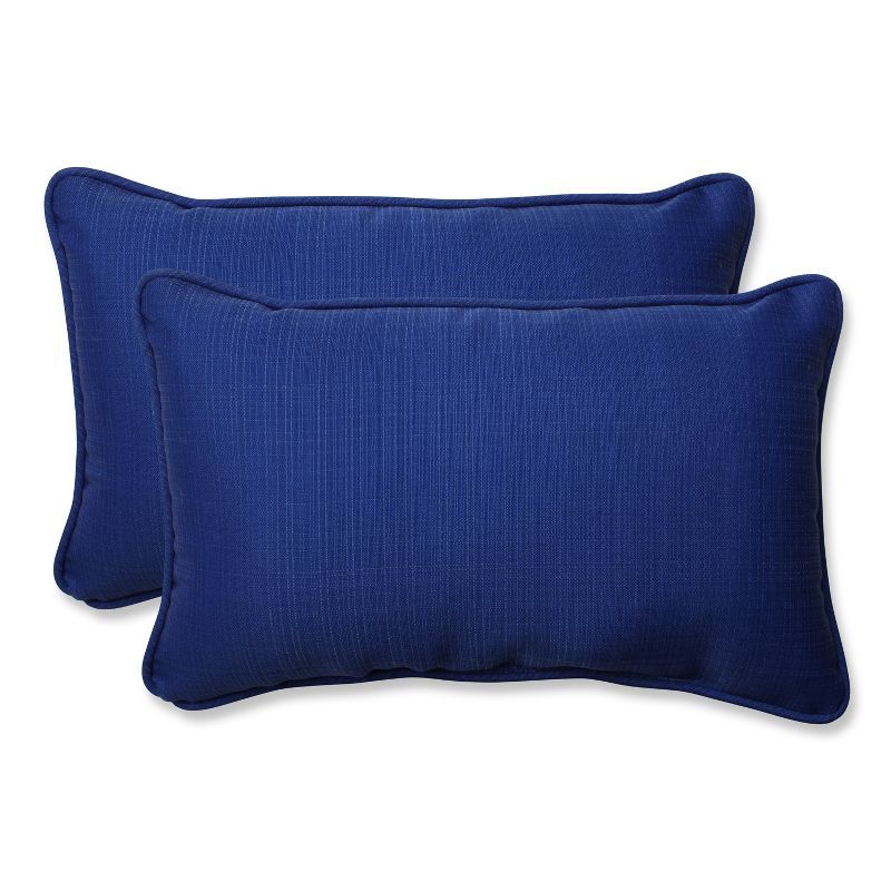 Fresco 2pc Rectangular Outdoor Throw Pillows - Pillow Perfect, 1 of 7