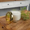 White Currant Scented Soy Candle with Pressed Floral Lid 4.25"D - 3 of 3