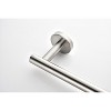 ChicFurnit Bathroom Towel Holder 6 Piece Wall Mount Set for Stylish and Durable Bathroom Storage, Silver, 26.18"*9.25"*2.75" - 4 of 4
