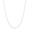 Black Bow Jewelry 1.2mm, 14k Yellow Gold, Diamond Cut Hollow Bead Chain Necklace - 3 of 4