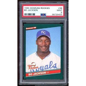 Bo Jackson Rookie Card 1986 Donruss The Rookies #38 PSA 9 - 1 of 2