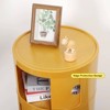 Haitral 4 Drawer Barrel Nightstand Yellow - 4 of 4