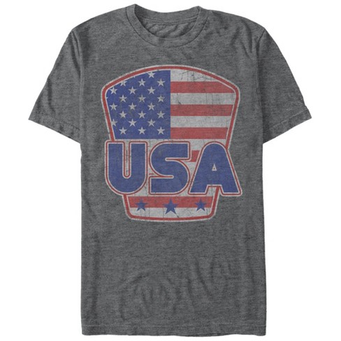 Fintech FPF Rising USA Graphic T-Shirt - Small - Anthracite