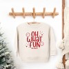 SmileyWorld Oh What Fun - Toddler Graphic Sweatshirt and Youth Graphic Sweatshirt - 3 of 4