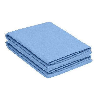 Paisley or Solid Flannel Cotton Pillowcases, Set of 2 by Blue Nile Mills