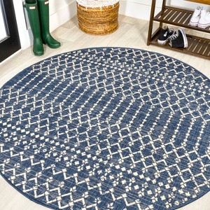 JONATHAN Y Ourika Moroccan Geometric Textured Weave Indoor/Outdoor Area Rug - 1 of 4