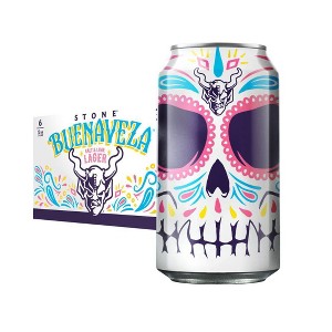 Stone Buenaveza Salt & Lime Lager Beer - 6pk/12 fl oz Cans - 1 of 3