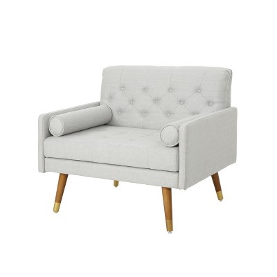 NicBex Tufted Accent Chair,Upholstered Living Room Chairs with Mid-Height Backrest,Mid-Century Armchair,Accent Chairs for Living Room